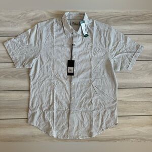 California Shirt Co Derrick Short Sleeve Shirt Large Off White NWT STITCH FIX